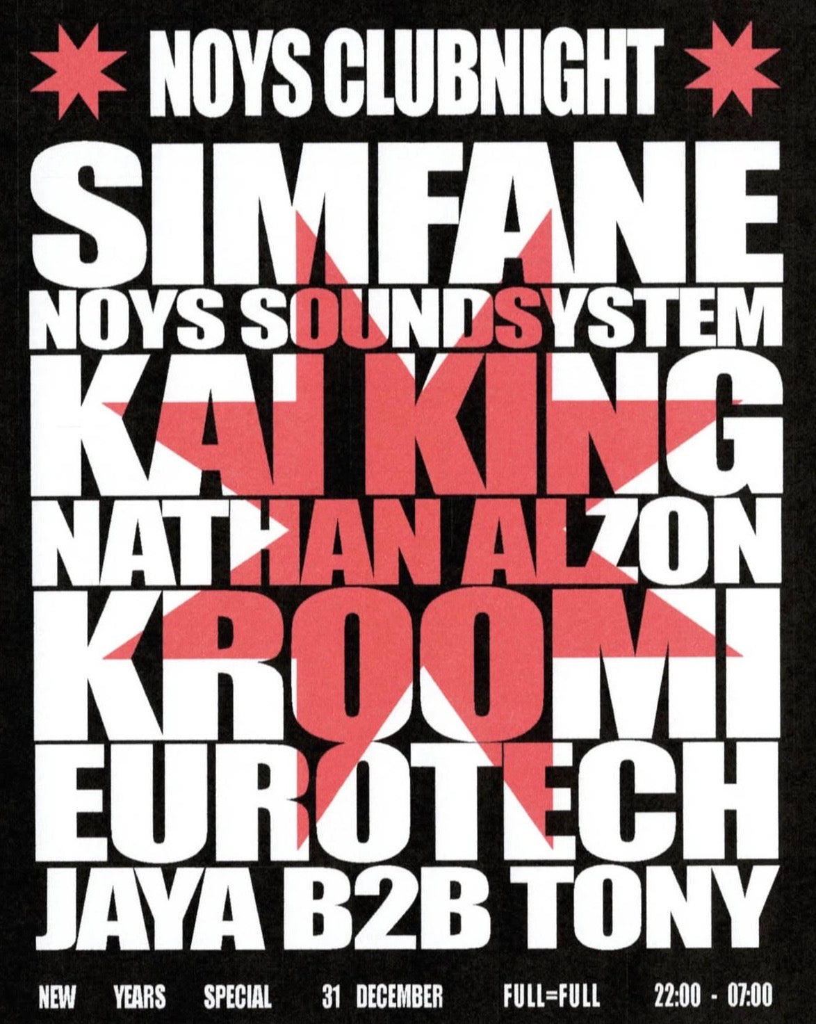 NOYS CLUB NIGHT NEW YEARS SPECIAL